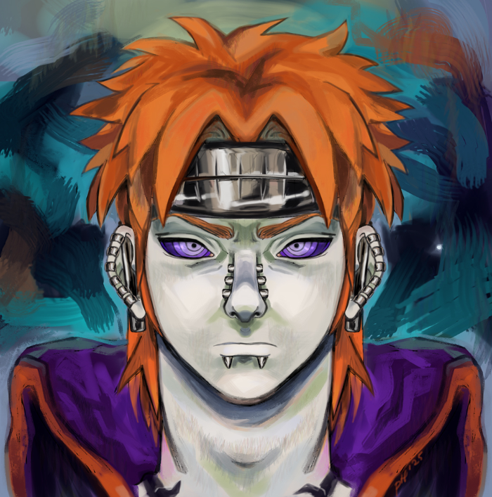 naruto fanart of pain