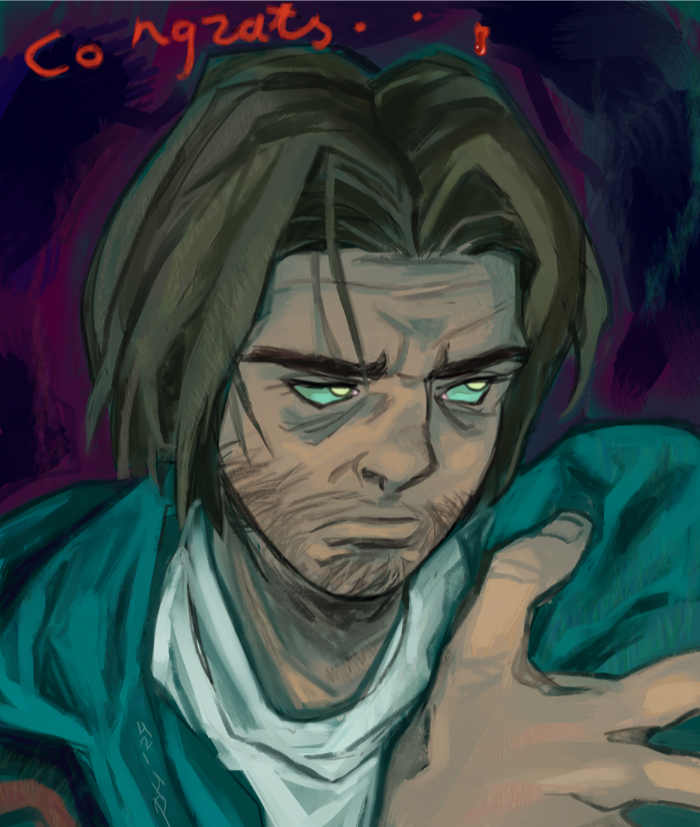 mouthwashing fanart of jimmy