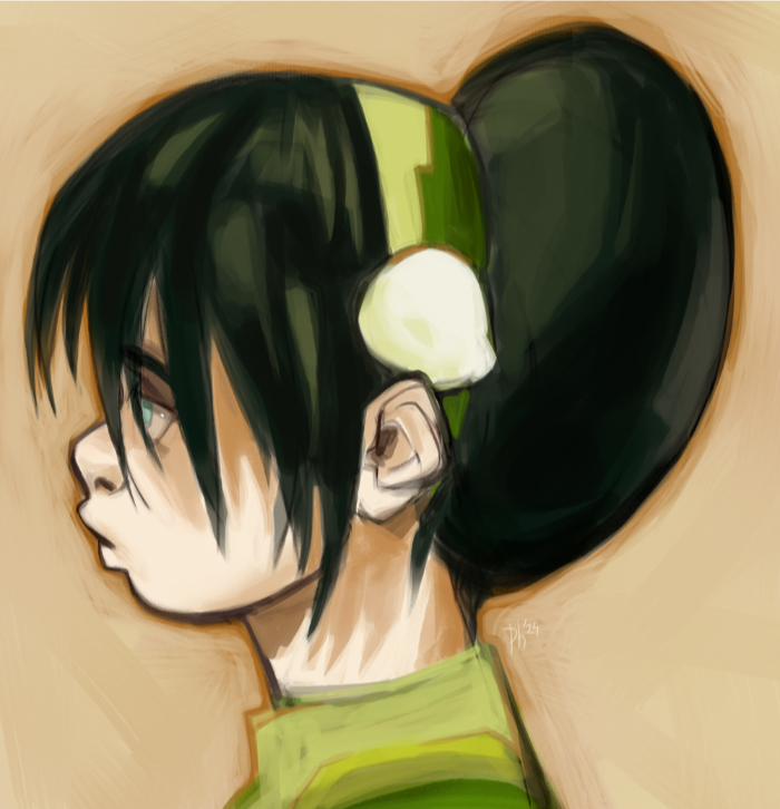 avatar fanart of toph