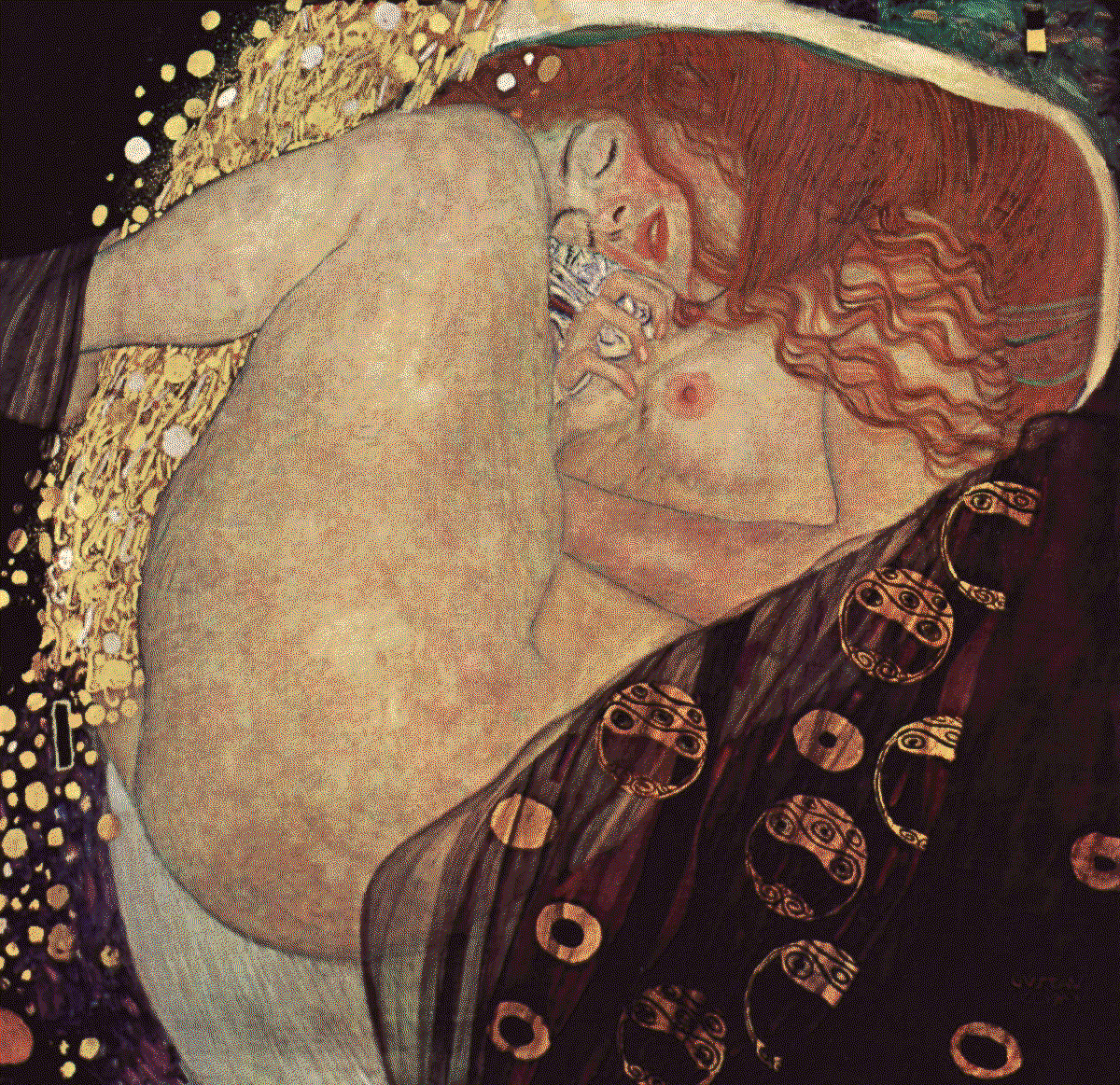 gustav klimt painting danaë